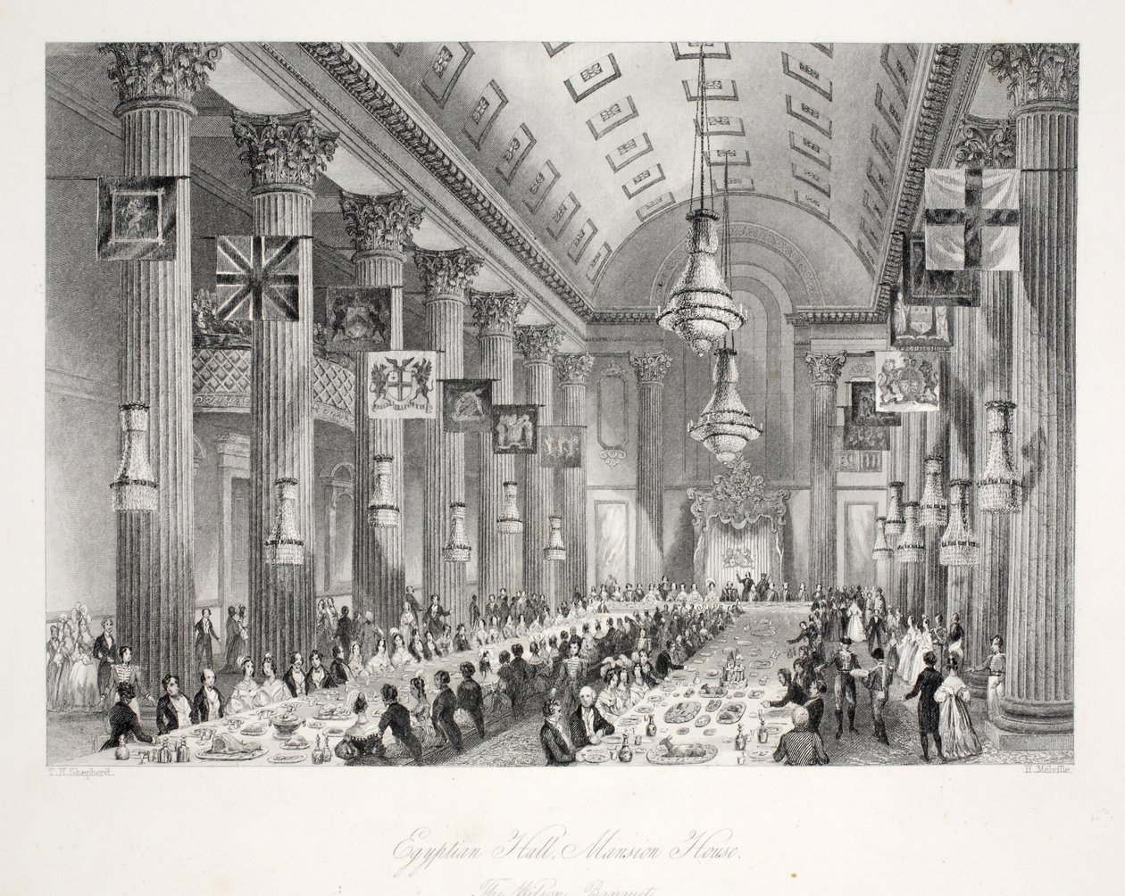 Ägyptische Halle, Mansion House, aus 