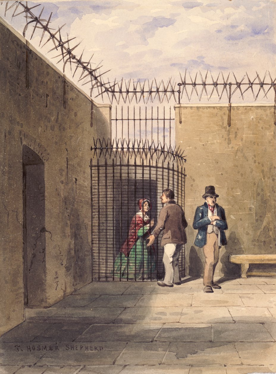 Haus der Korrektur, Clerkenwell, London, ca. 1830 von Thomas Hosmer Shepherd