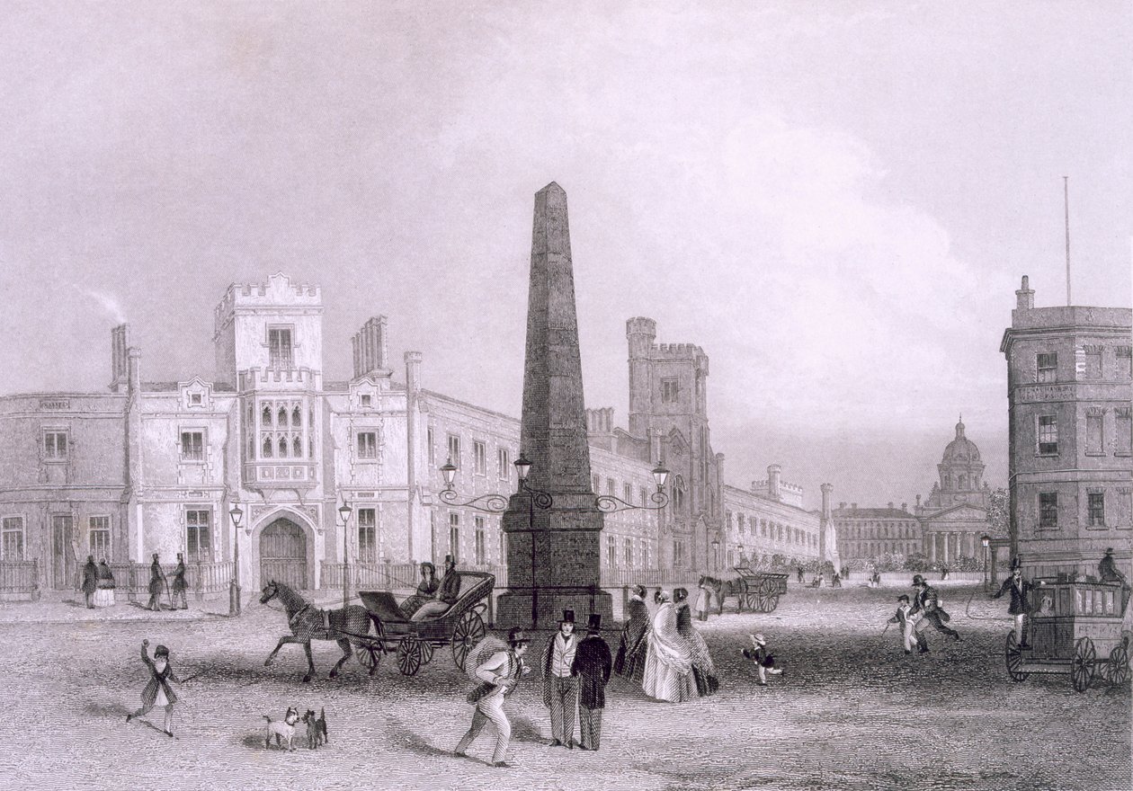 Schule für Blinde und Bethlehem Hospital, ca. 1851-55 von Thomas Hosmer Shepherd