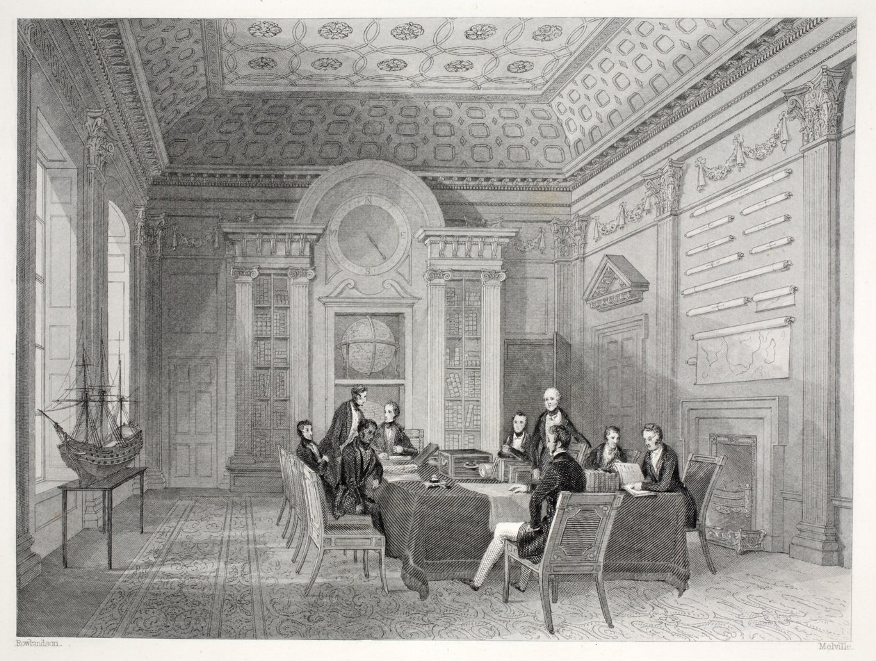 Der Admiralty Board Room, aus 