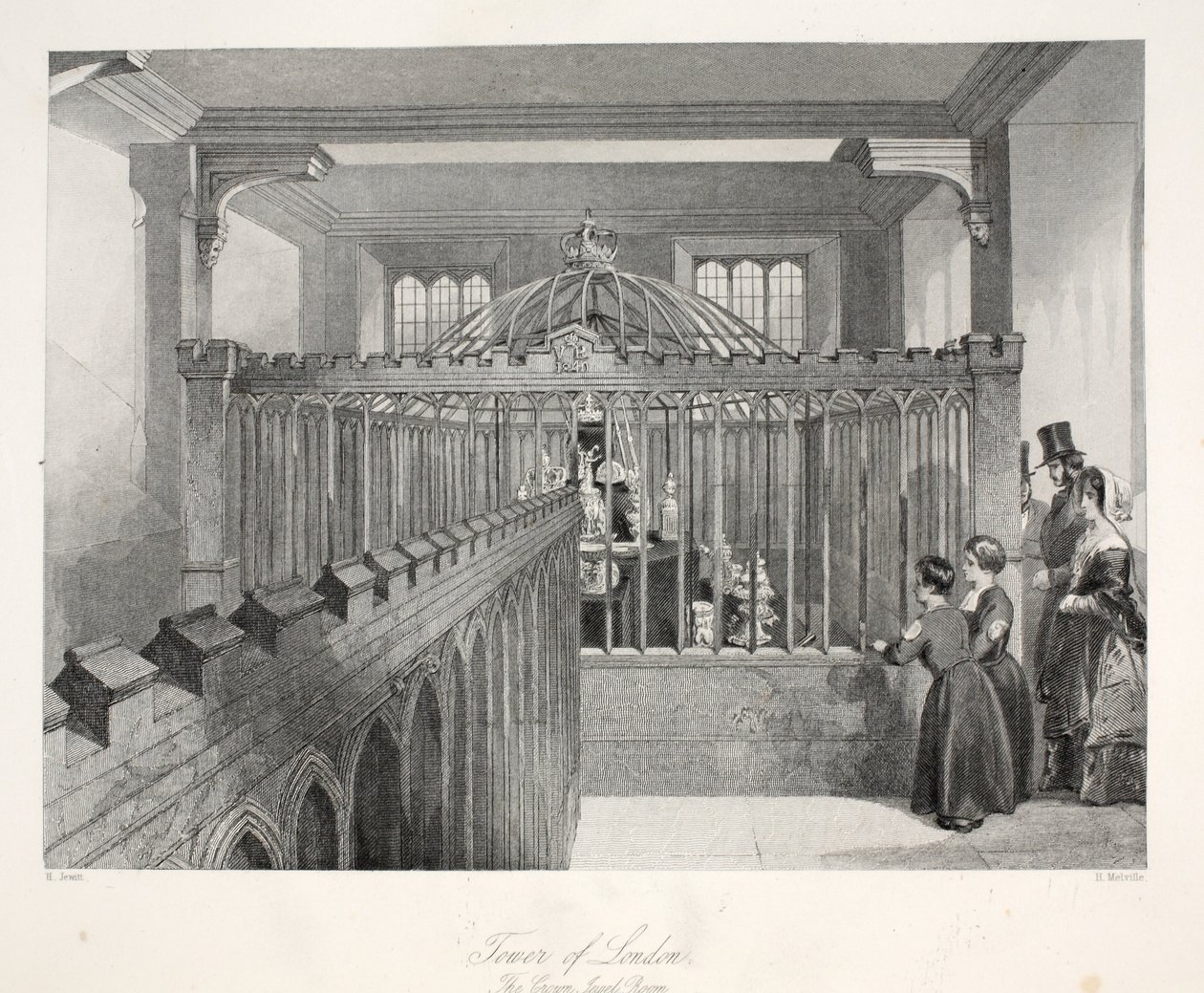 Tower of London, Der Kronjuwelensaal, aus 