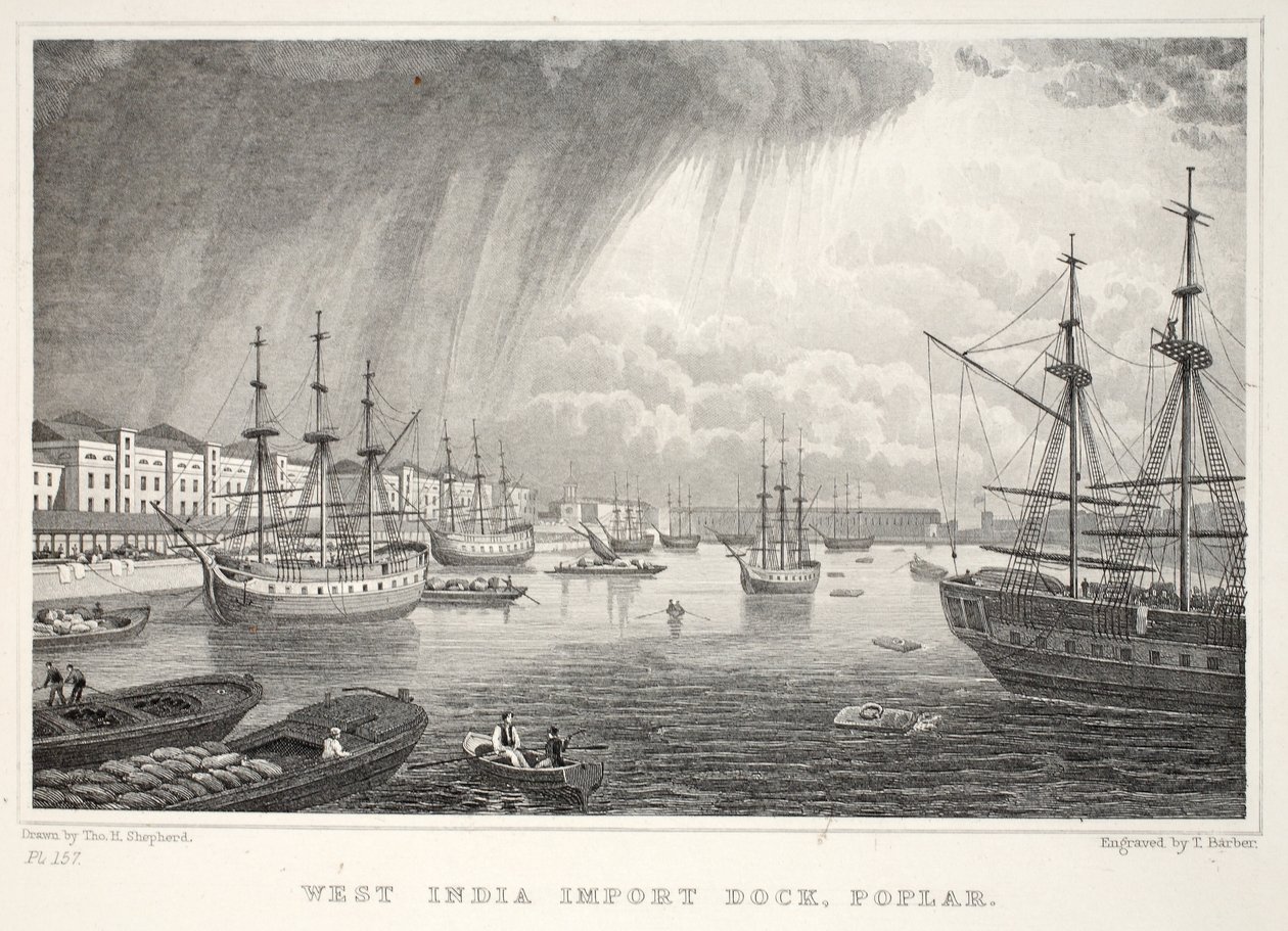 West India Docks, Isle of Dogs, aus 
