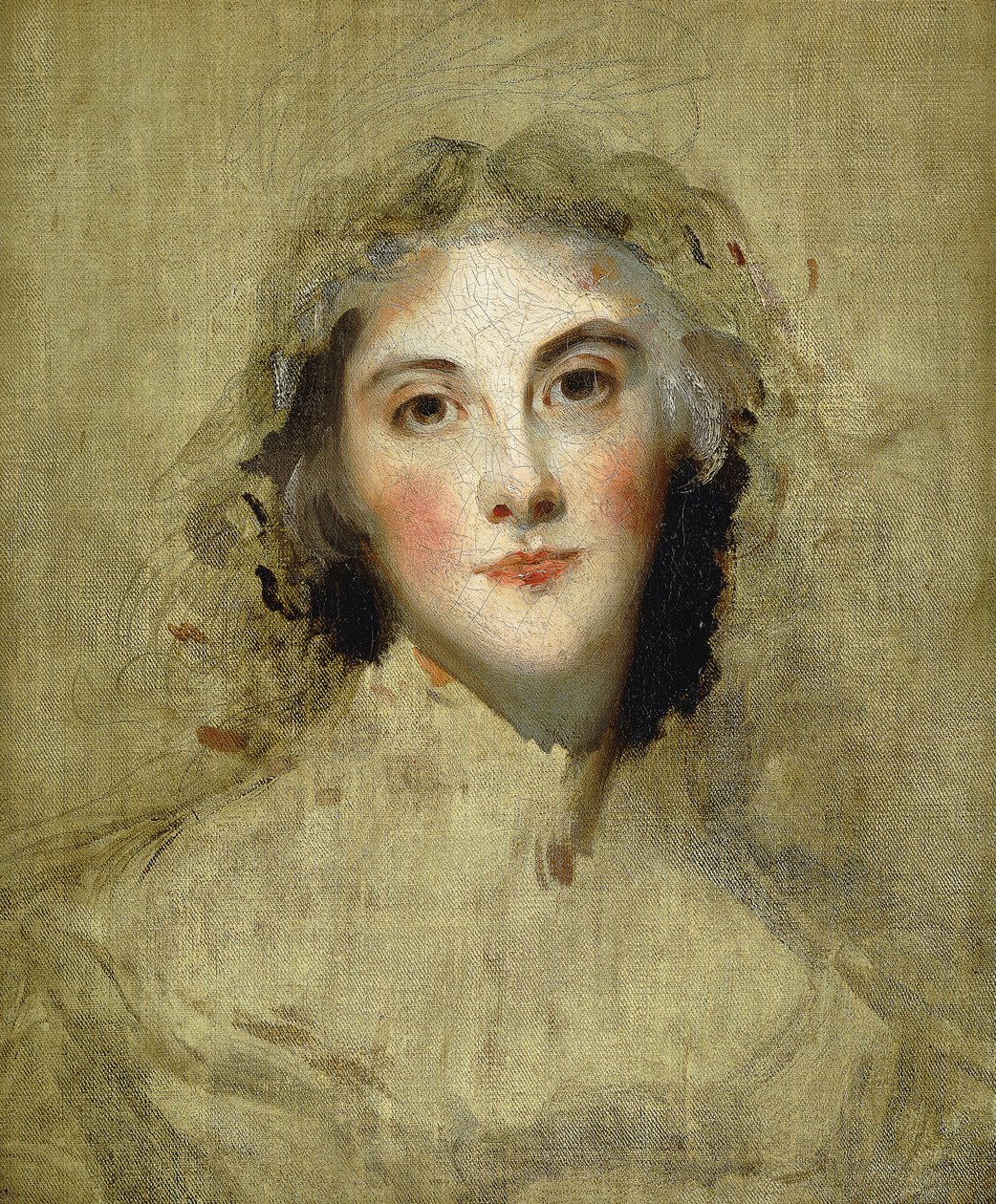 Kopf einer Dame von Thomas Lawrence