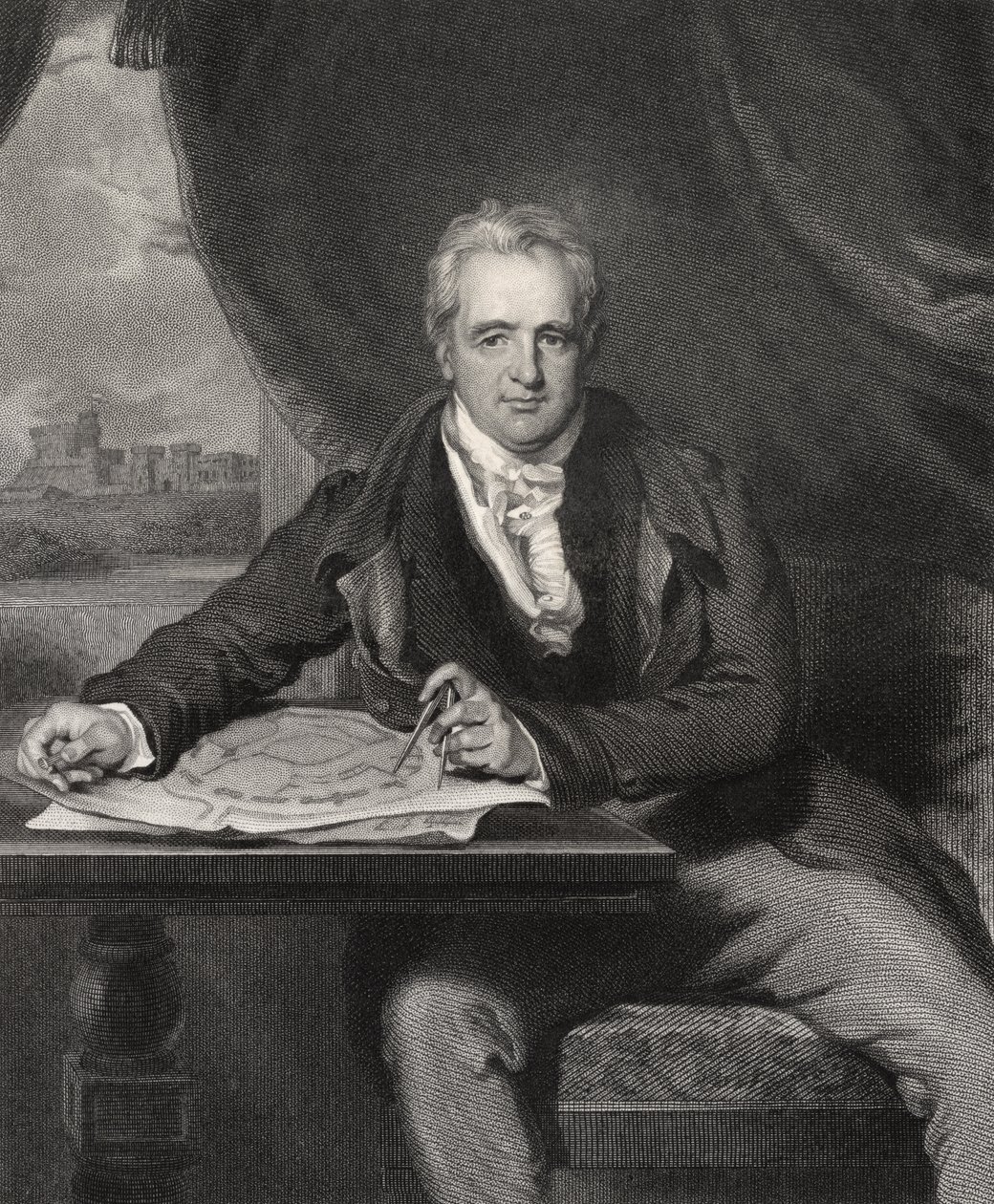Sir Jeffry Wyatville, graviert von H. Robinson, aus 