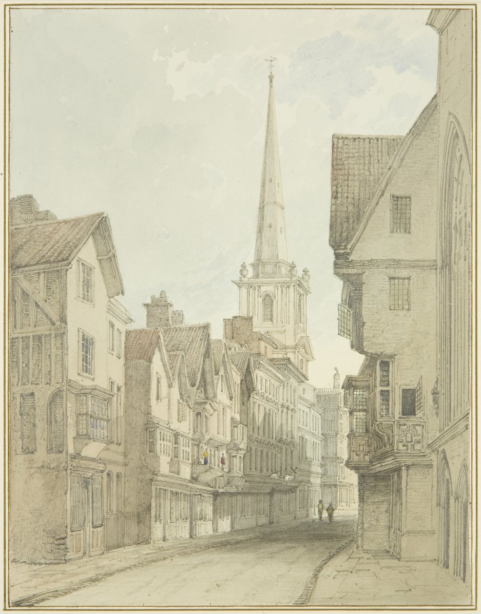 Broad Street von Thomas Leeson the Elder Rowbotham