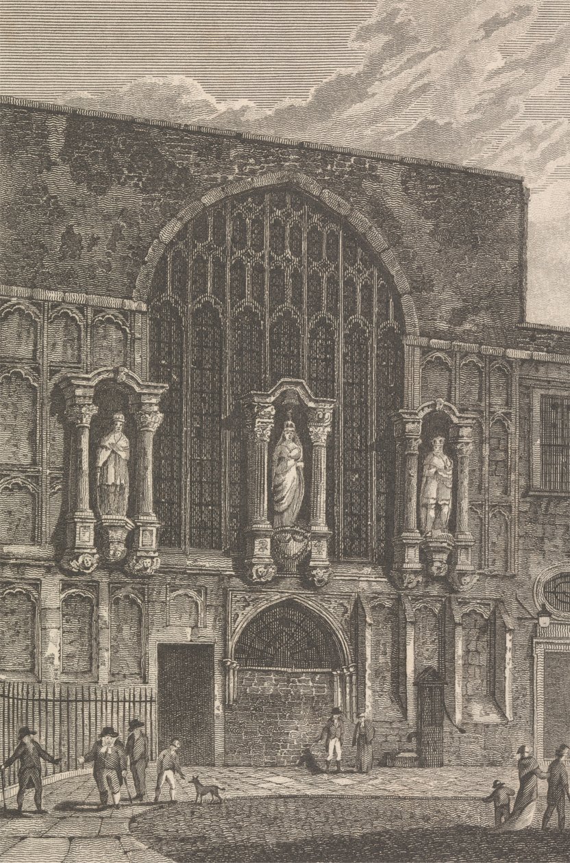 Ansicht der Kapelle St. Magdelen, Guildhall von Thomas Lord Busby