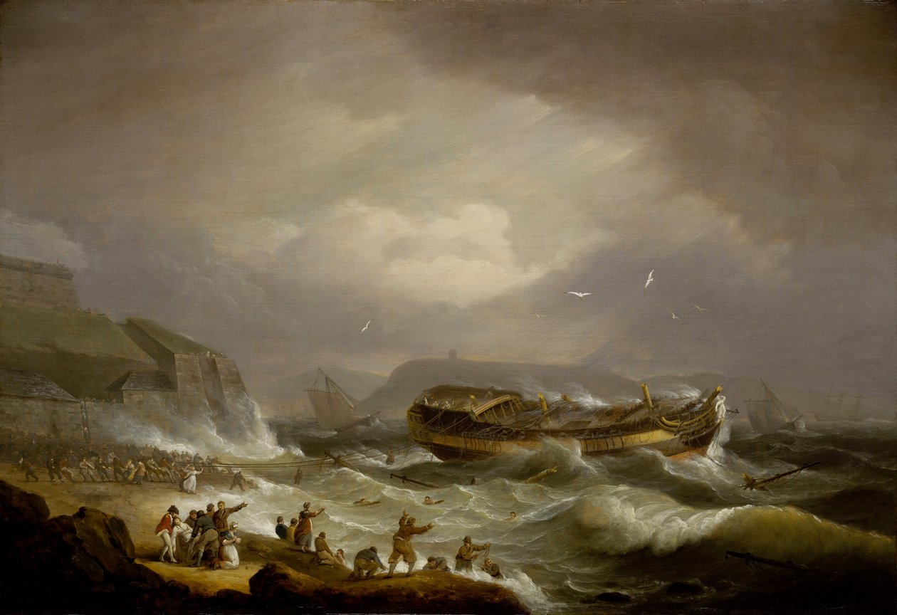 Das Schiffswrack eines Handelsschiffs der East India Company 