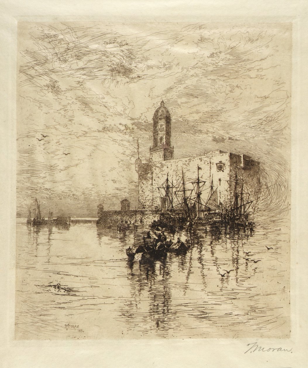 Burg von San Juan de Ulúa, Vera Cruz von Thomas Moran