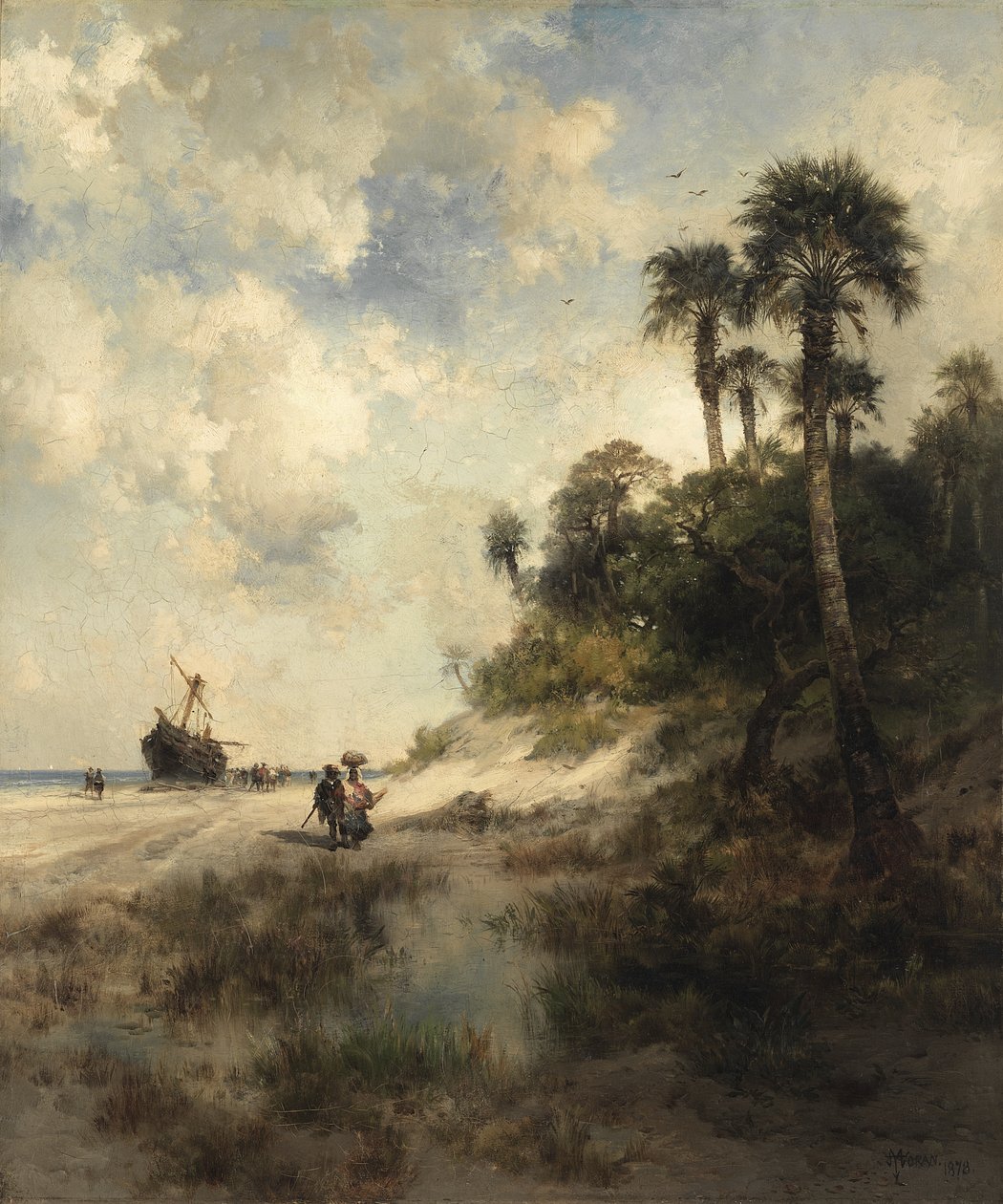 Fort George Island, Florida von Thomas Moran