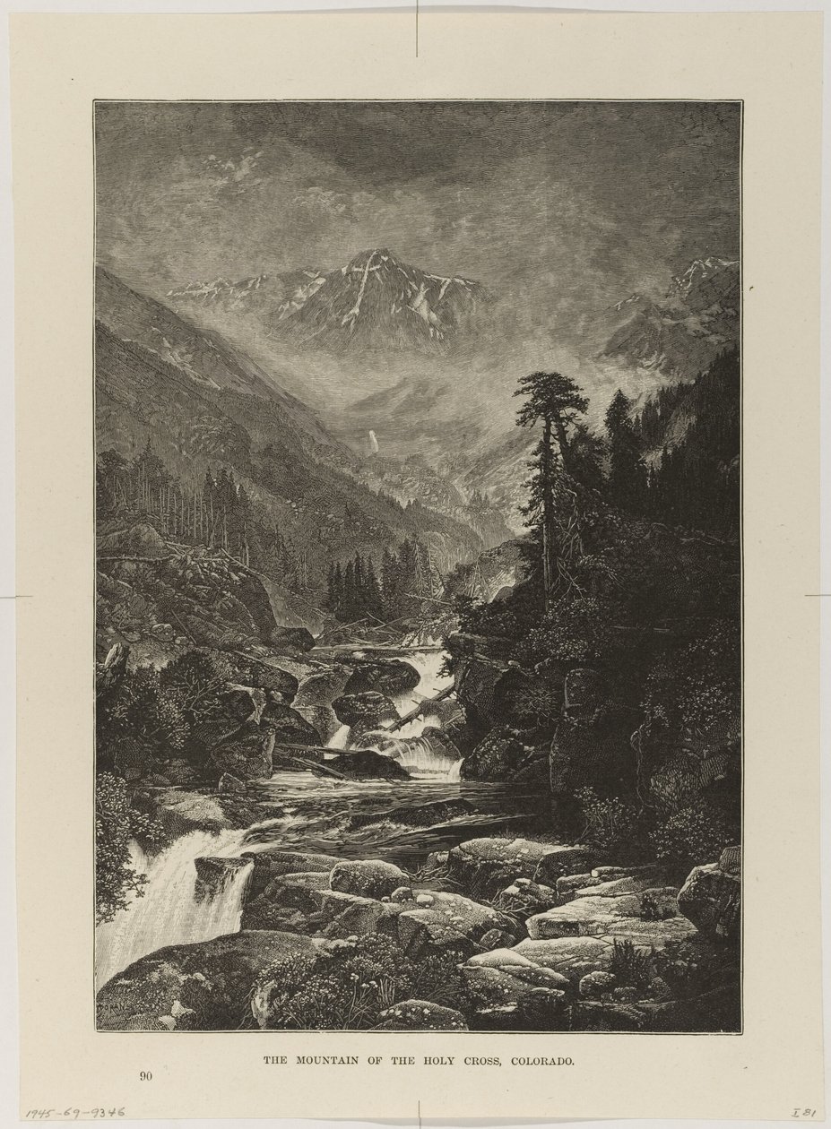 Berg des Heiligen Kreuzes, Colorado von Thomas Moran