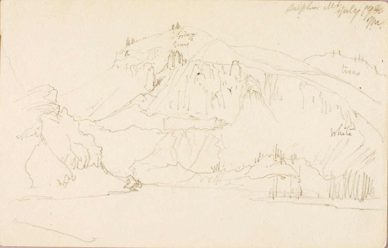 Schwefelberg von Thomas Moran