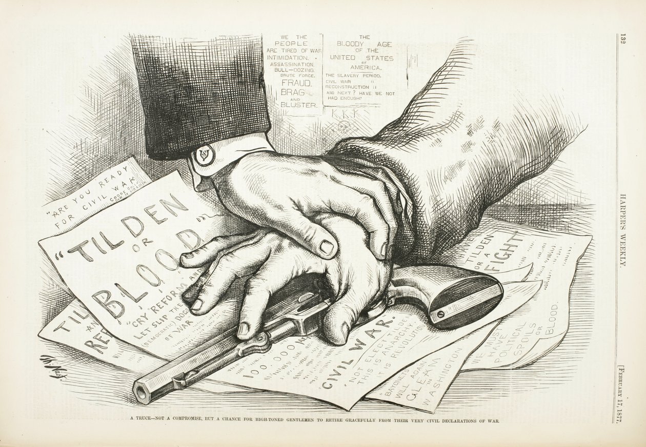 Tilden oder Blut von Thomas Nast