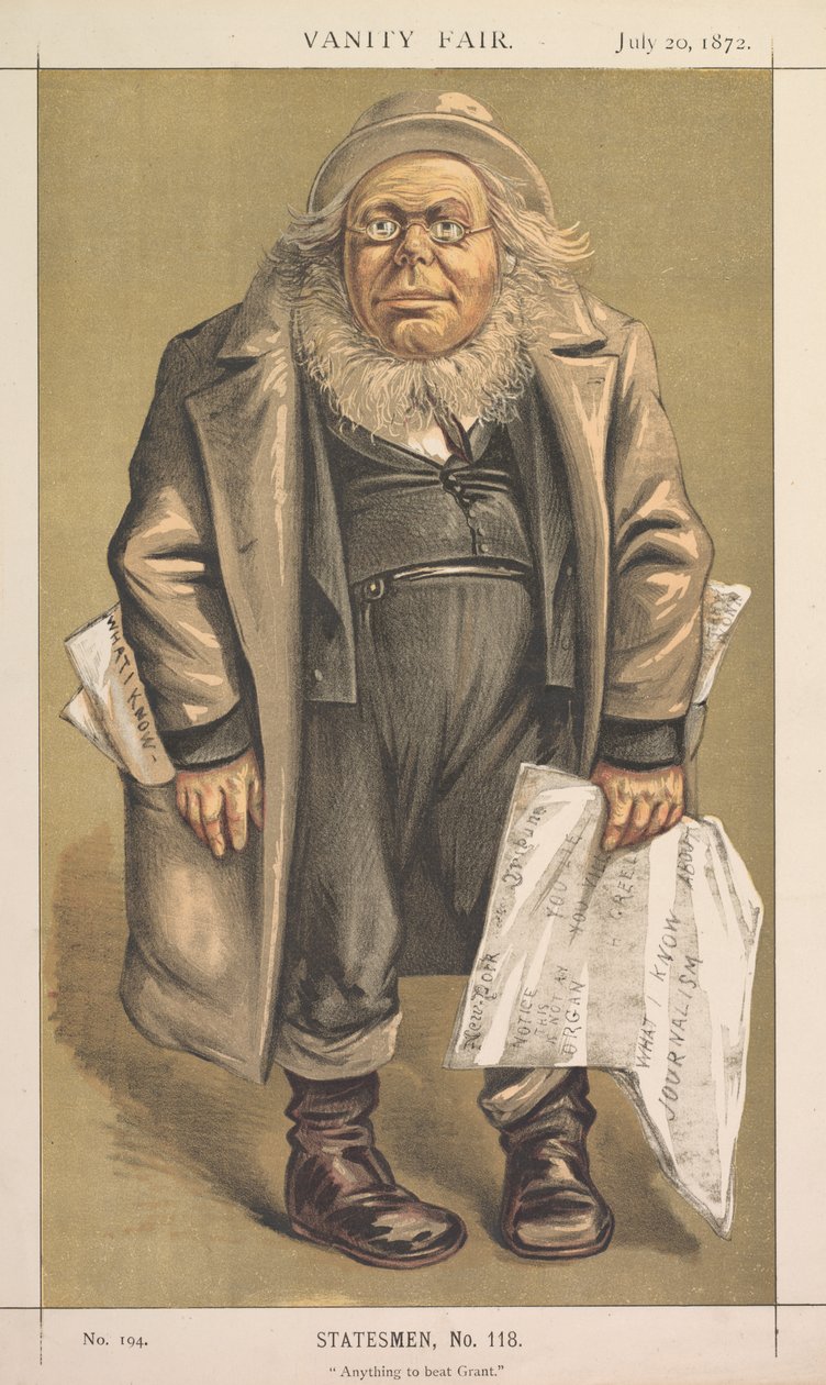 Vanity Fair: Staatsmann, Nr. 118 "Alles, um Grant zu schlagen" von Thomas Nast