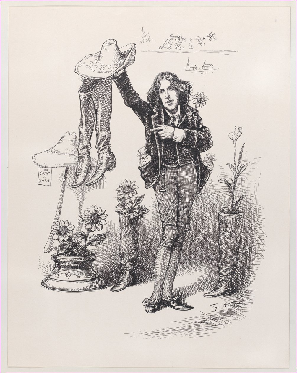 Wilde über uns. Etwas, dem man in Amerika gerecht werden muss, 10. Juni 1882 von Thomas Nast