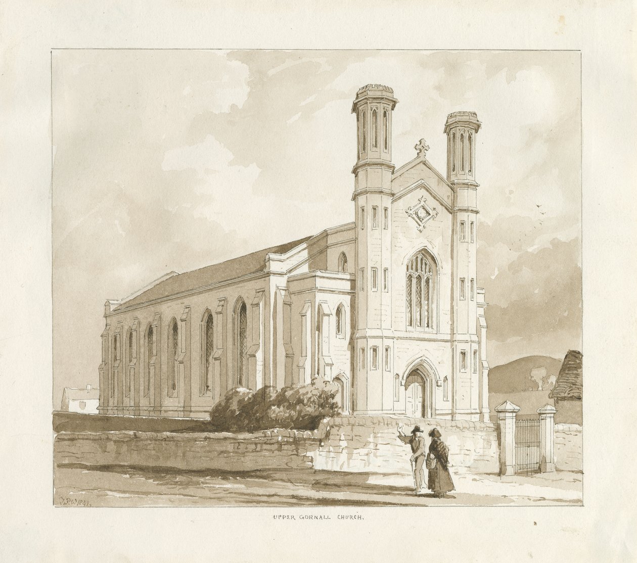 (Ober-) Gornal Kirche von Thomas Peploe Wood