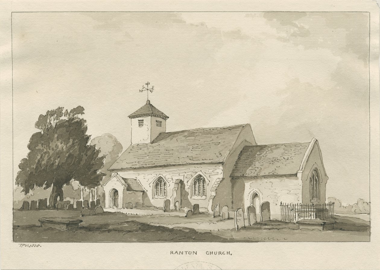 Ranton Kirche von Thomas Peploe Wood