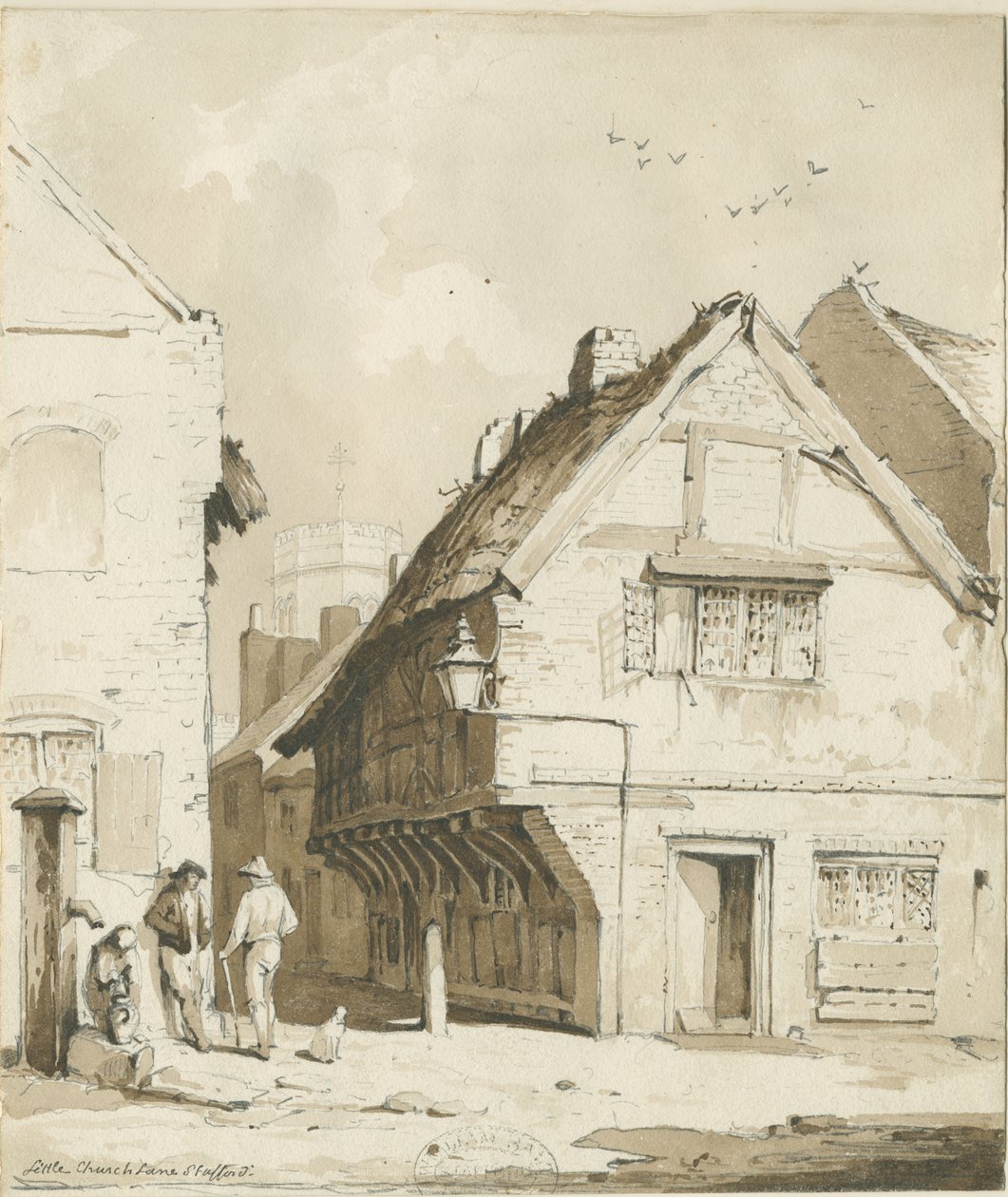 Stafford - Little Church Lane von Thomas Peploe Wood