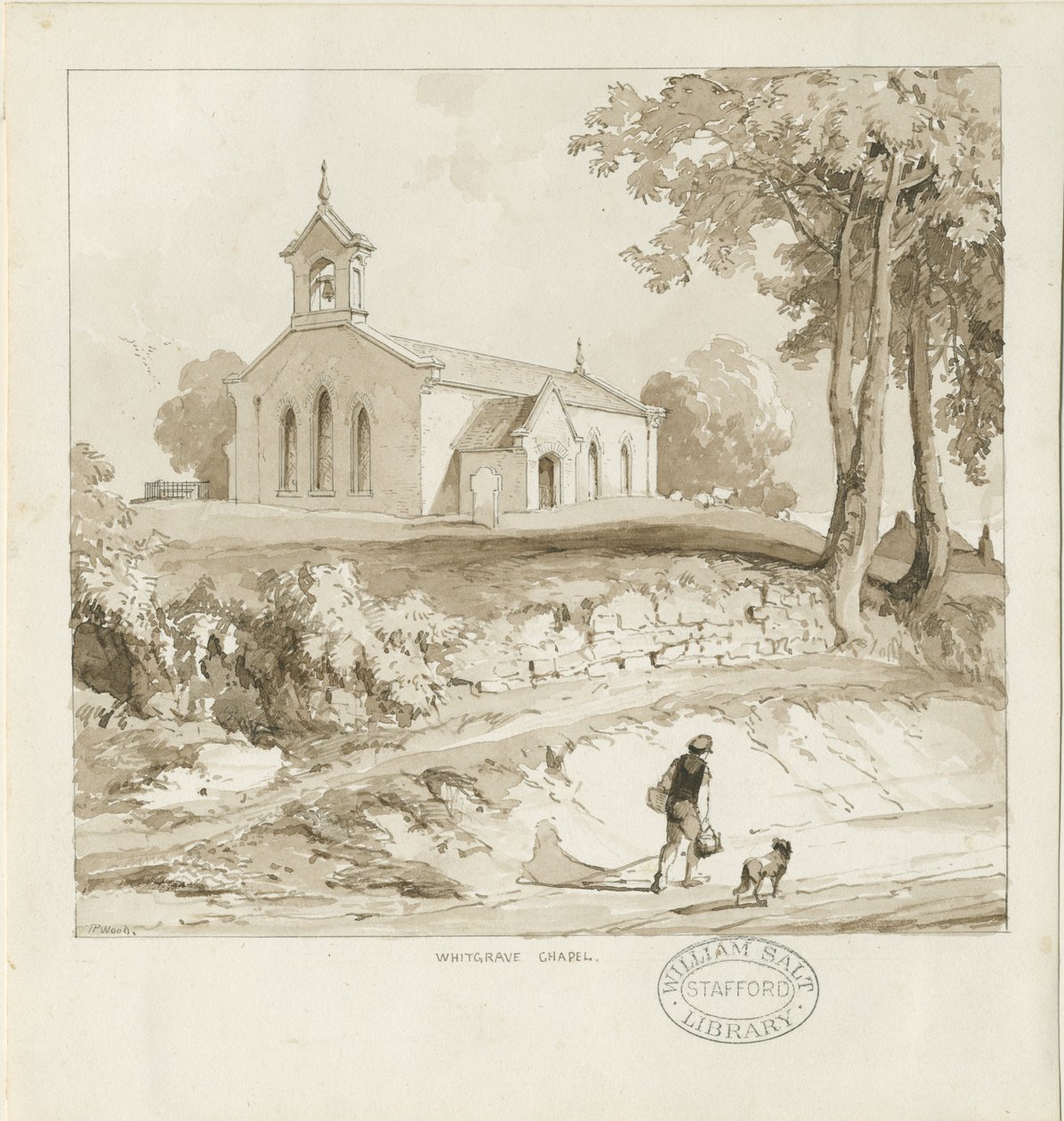 Stafford - Whitgreave Kapelle von Thomas Peploe Wood