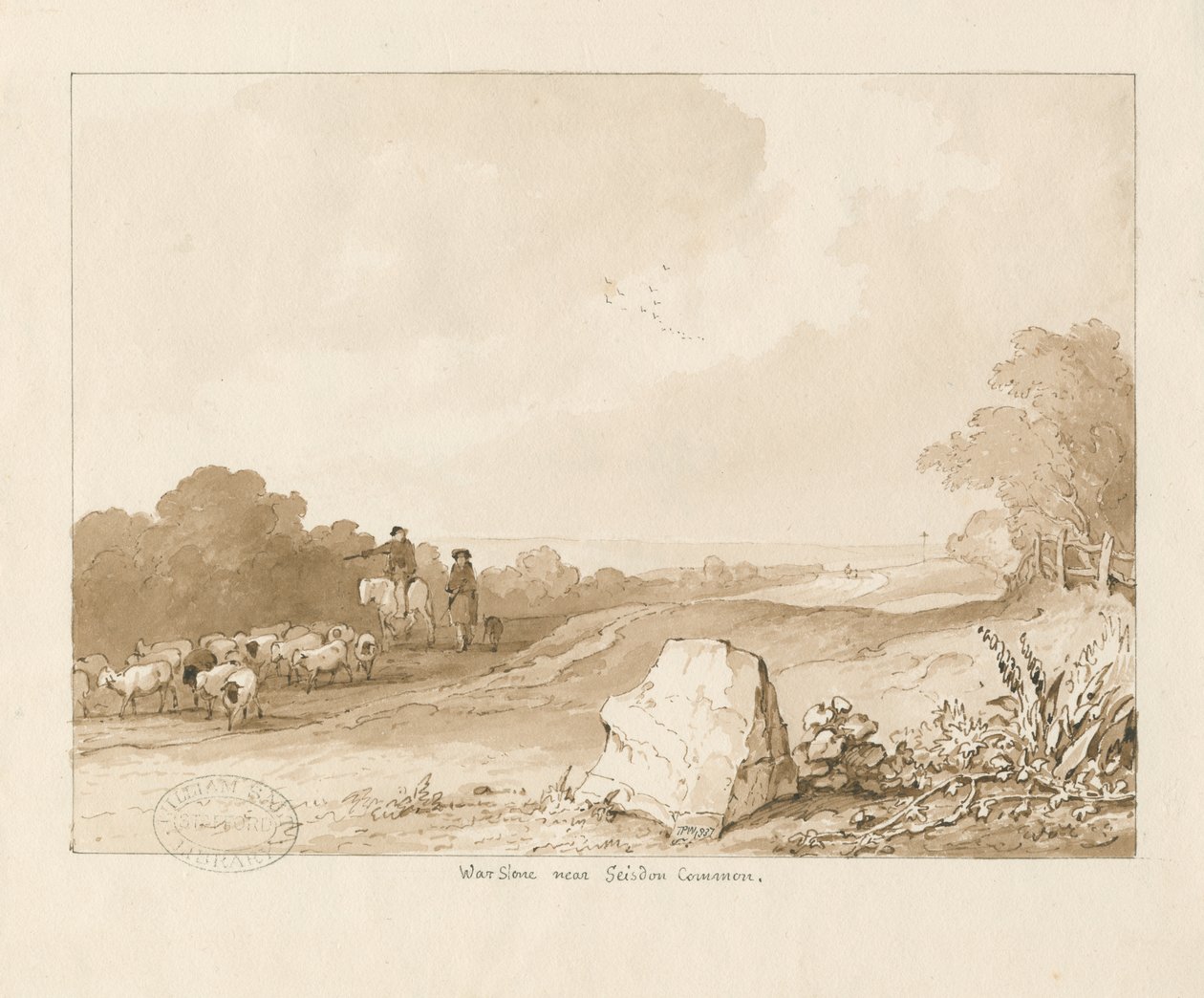 Trysull - Kriegsstein nahe Seisdon Common von Thomas Peploe Wood