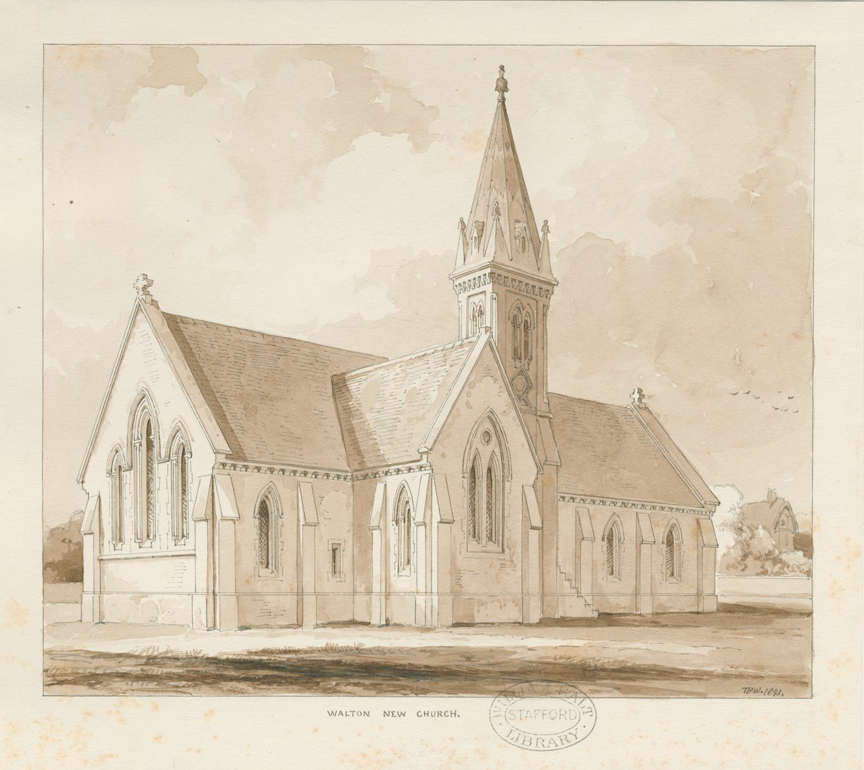 Walton-on-the-Hill Kirche [Neu] von Thomas Peploe Wood