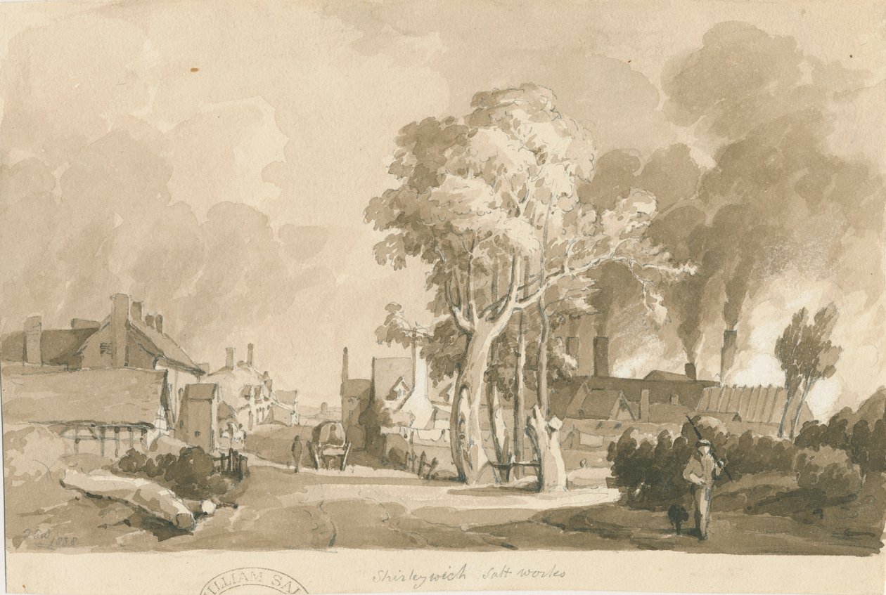 Weston-on-Trent - Shirleywich Salinen von Thomas Peploe Wood