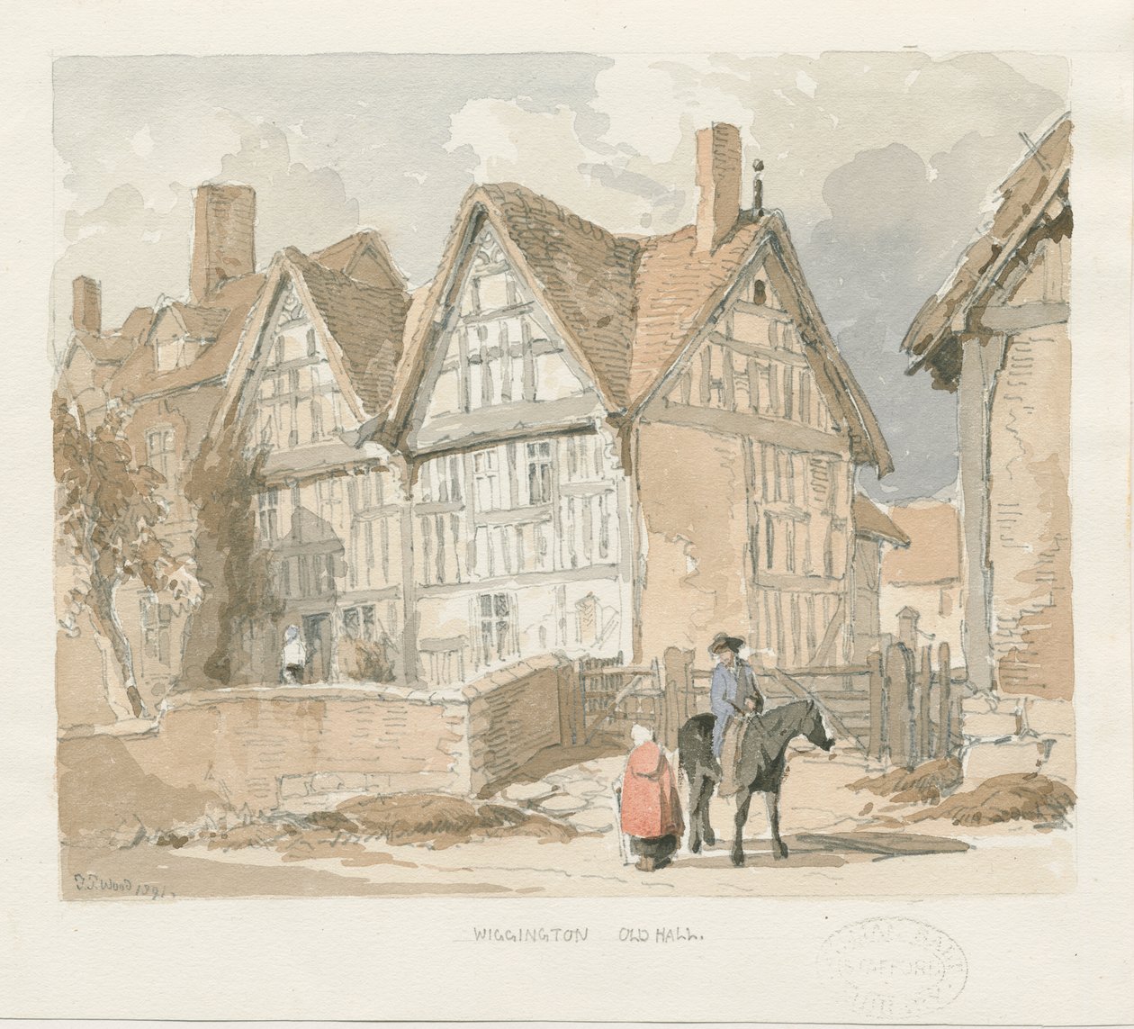 Wigginton Altes Hall von Thomas Peploe Wood