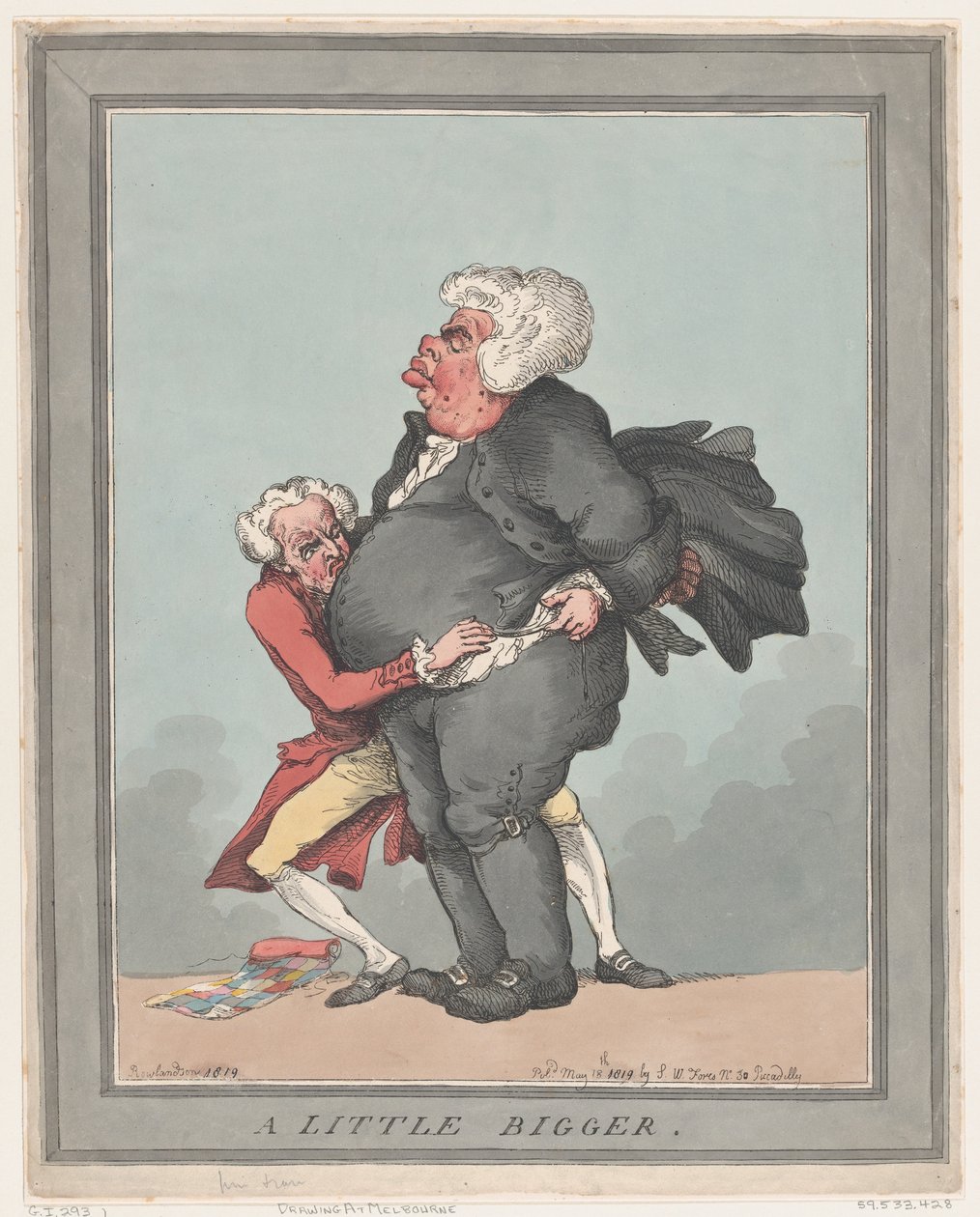 Ein bisschen größer von Thomas Rowlandson