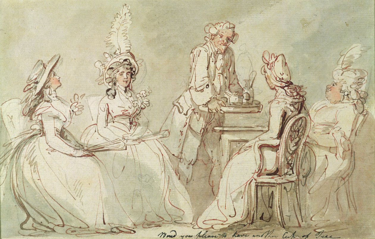 Eine Teegesellschaft von Thomas Rowlandson