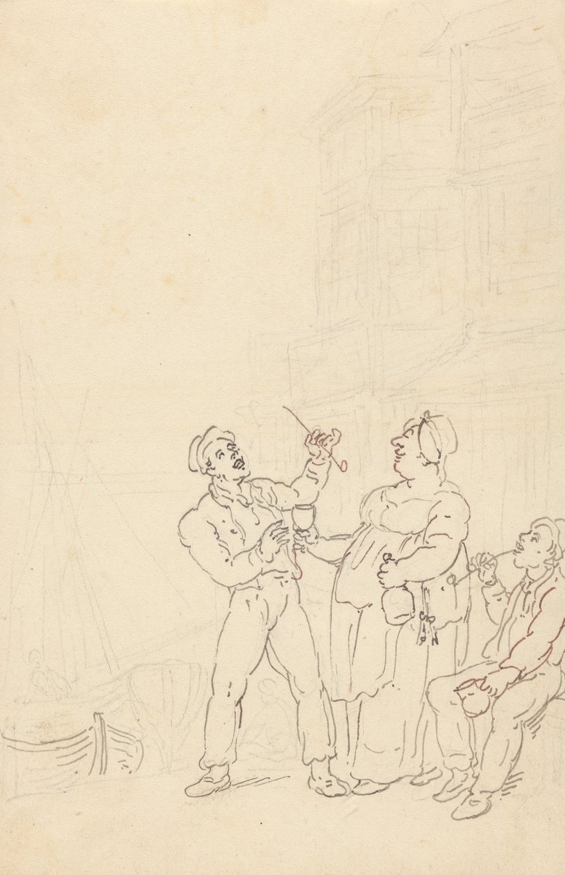 Albumzeichnung von Thomas Rowlandson