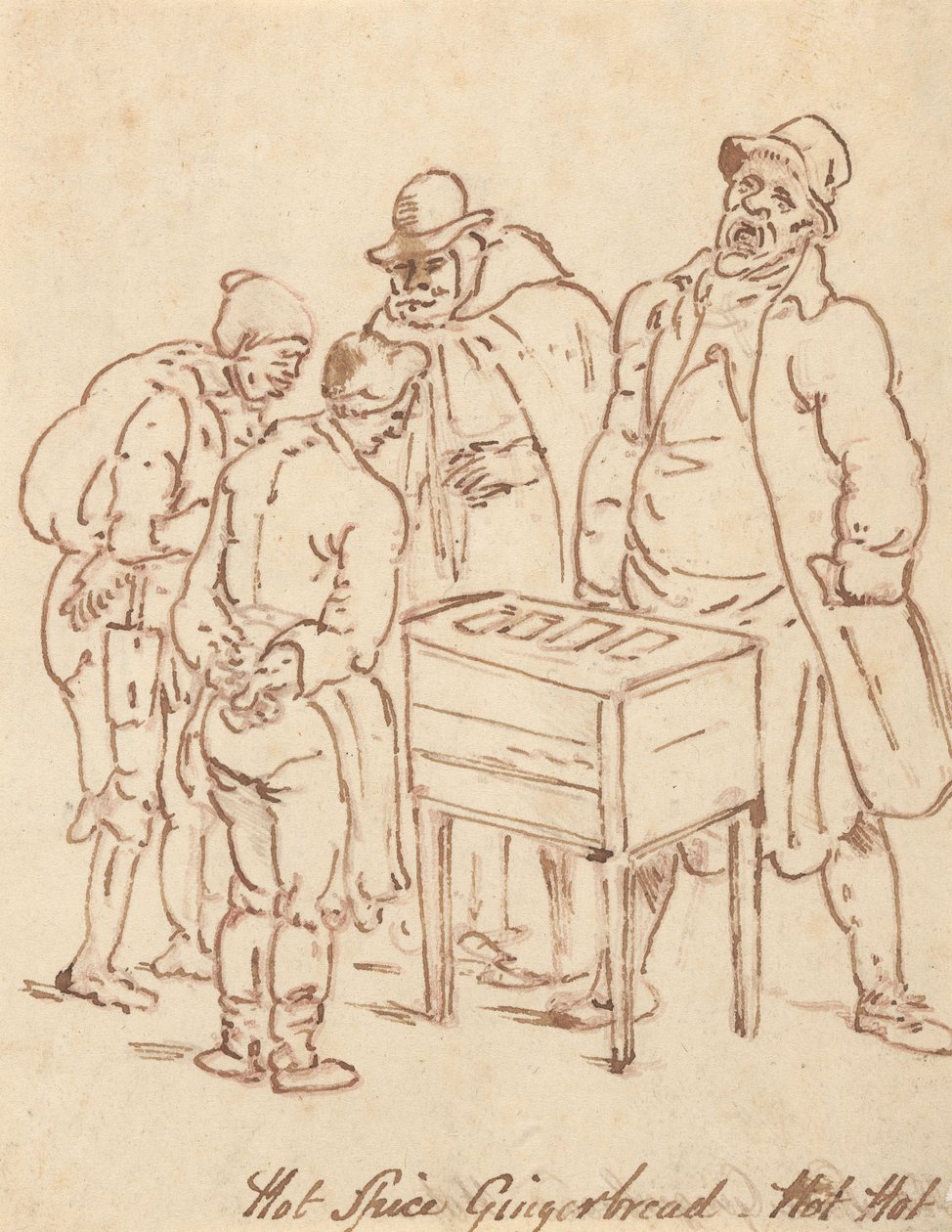 Albumzeichnung von Thomas Rowlandson