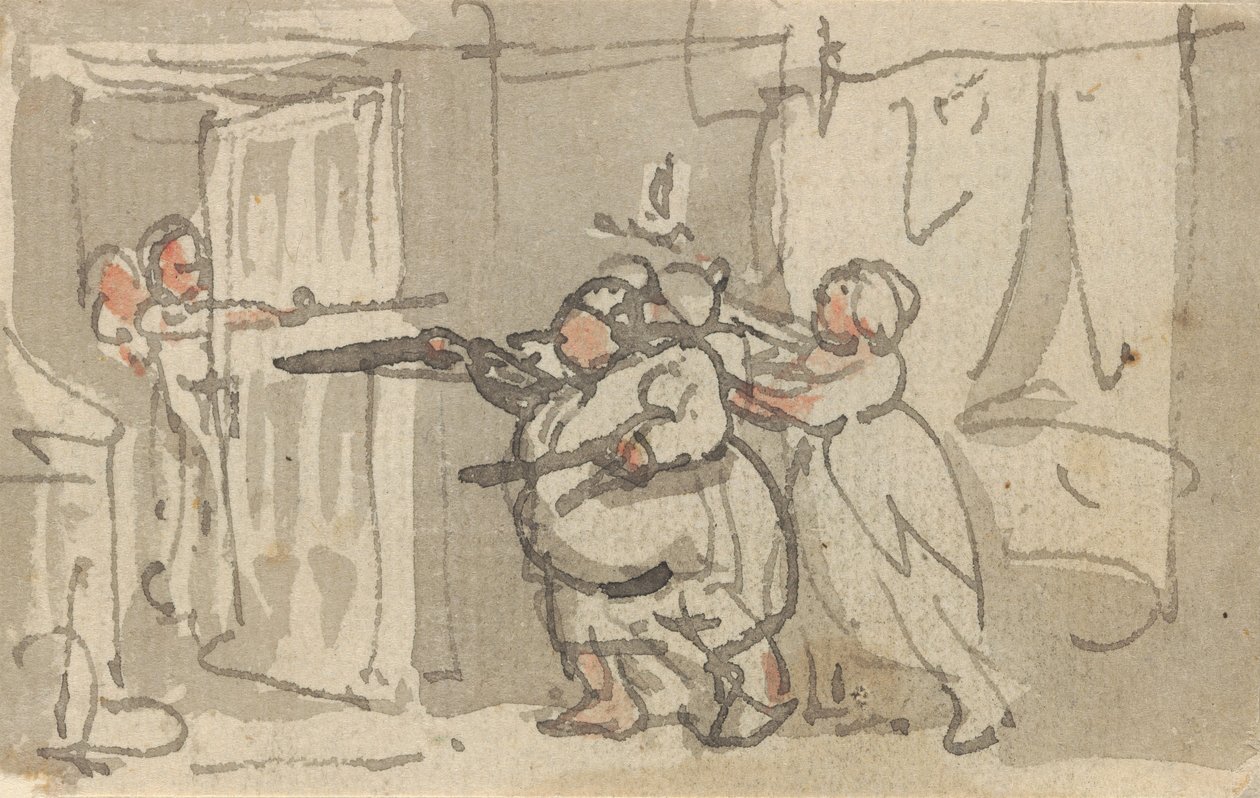 Albumzeichnung von Thomas Rowlandson