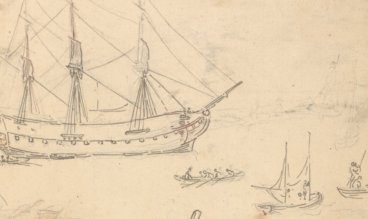 Albumzeichnung von Thomas Rowlandson