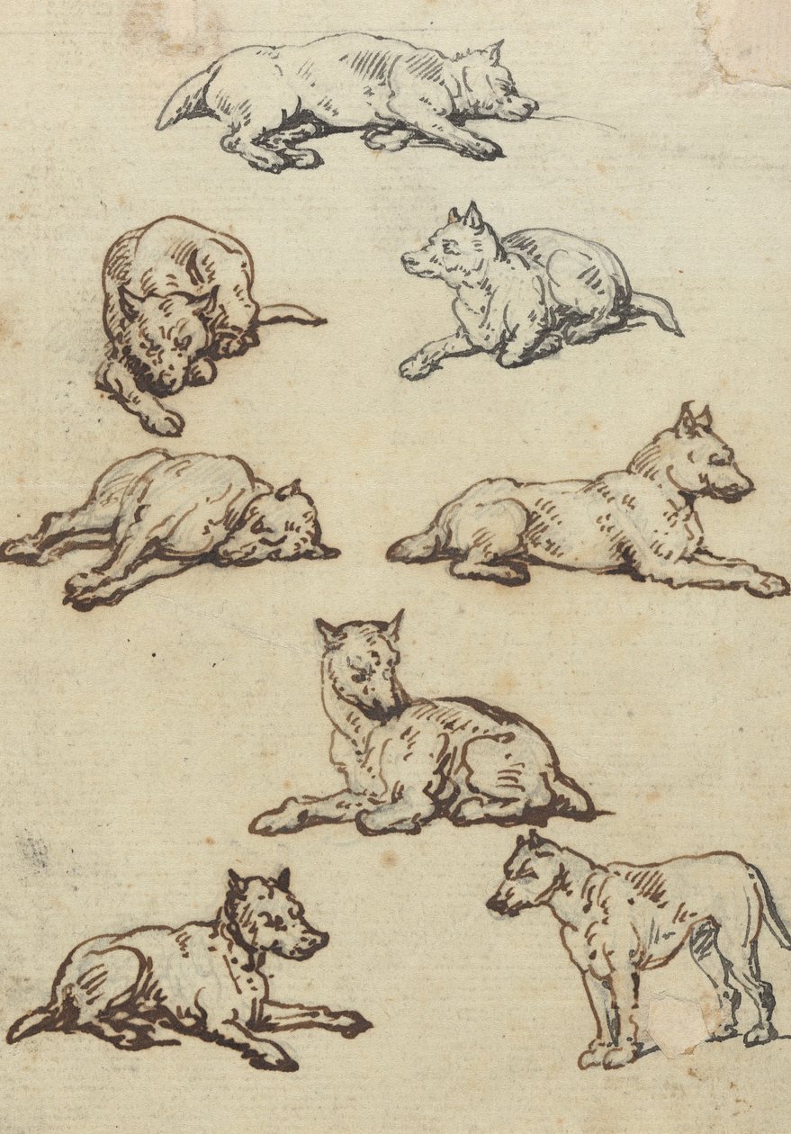 Albumzeichnung von Thomas Rowlandson