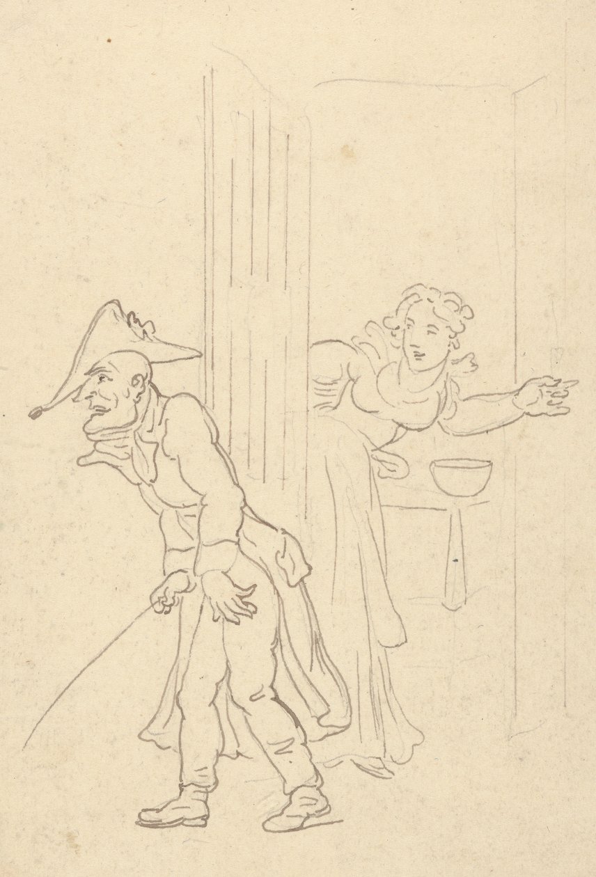 Albumzeichnung von Thomas Rowlandson