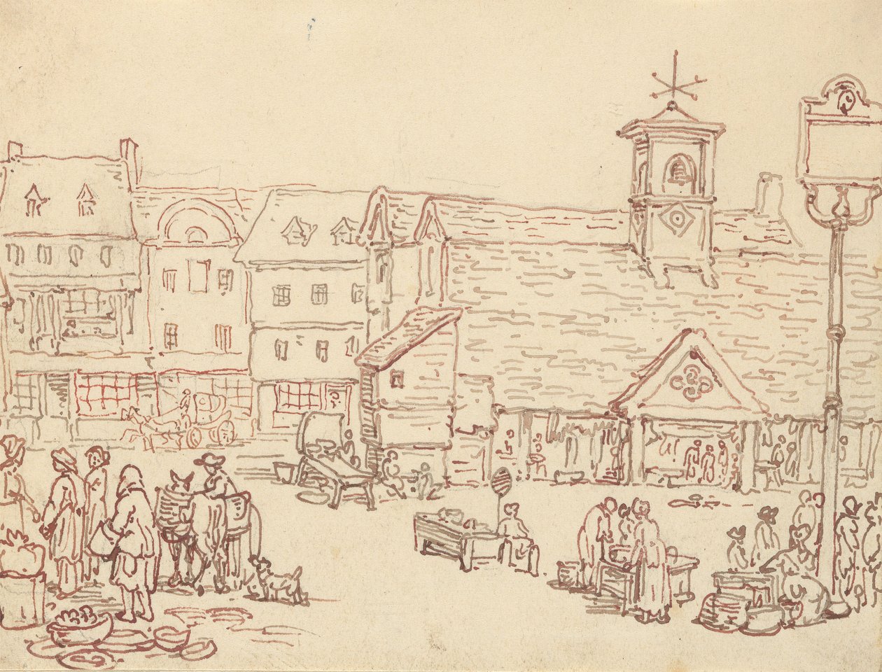 Albumzeichnung von Thomas Rowlandson