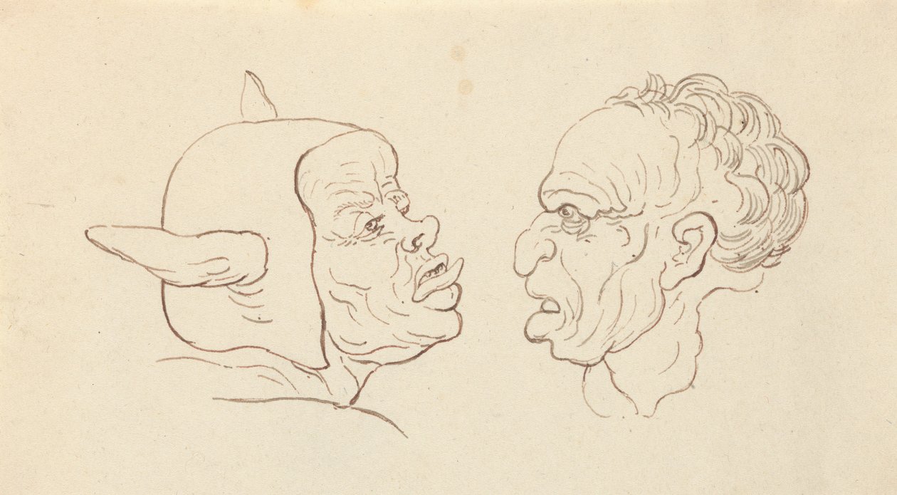 Albumzeichnung von Thomas Rowlandson