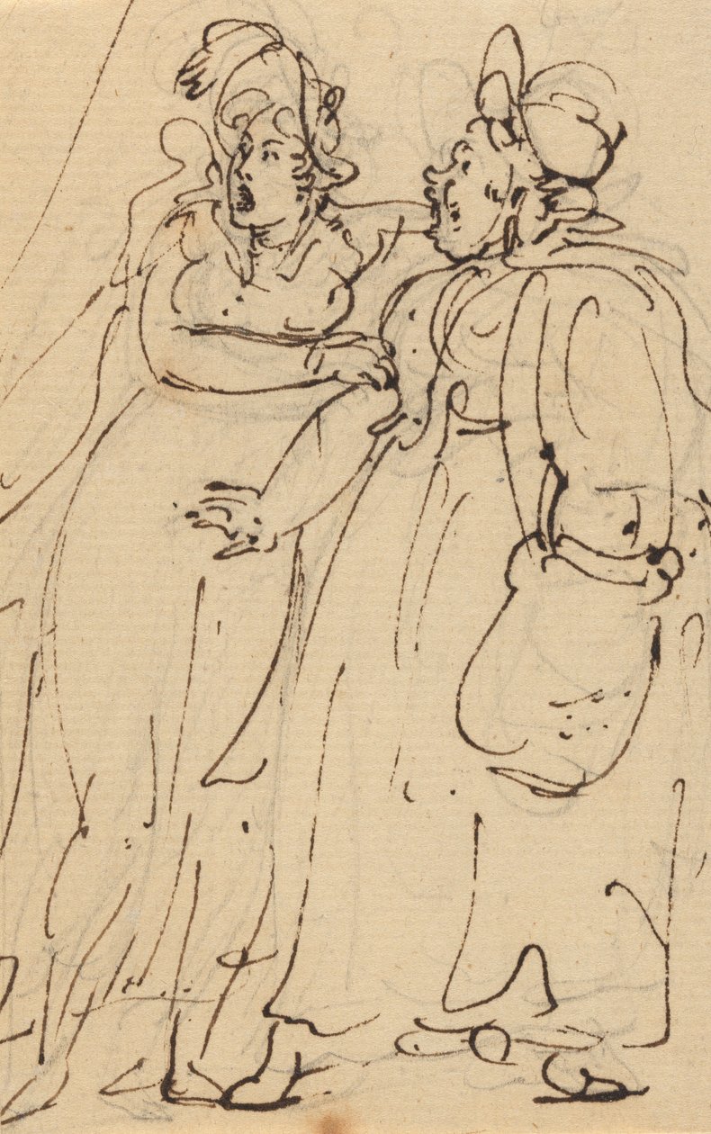 Albumzeichnung von Thomas Rowlandson