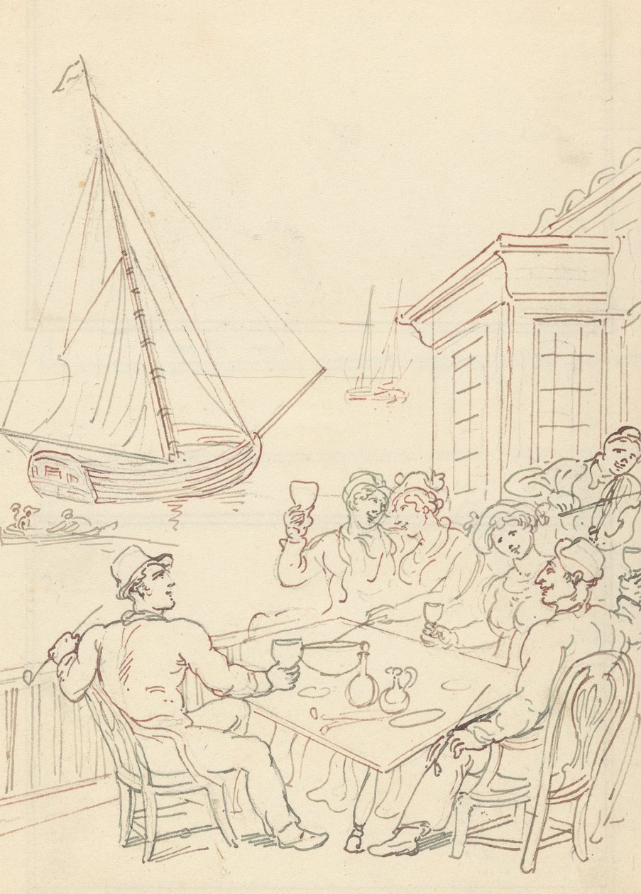 Albumzeichnung von Thomas Rowlandson