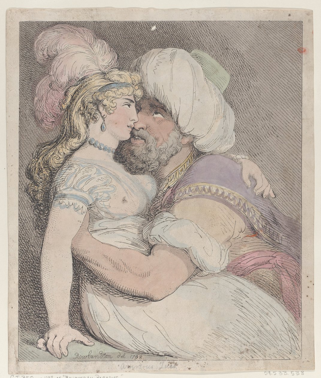 Ein verliebter Türke von Thomas Rowlandson
