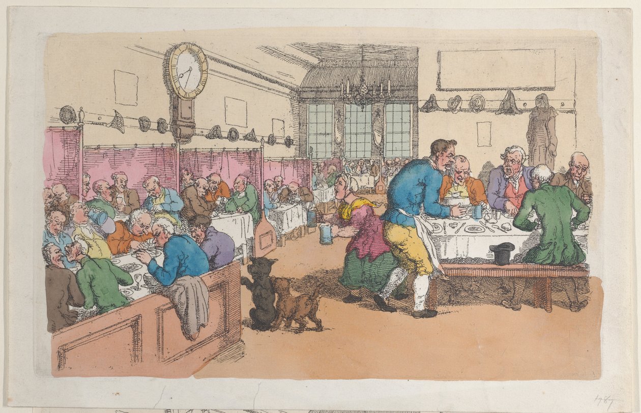 Ein Speiselokal von Thomas Rowlandson