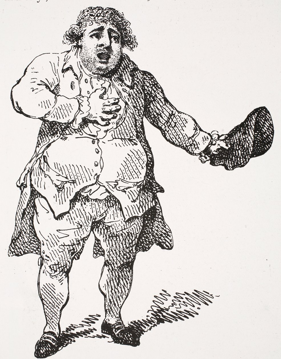 Charles James Fox als Demosthenes, Illustration aus 