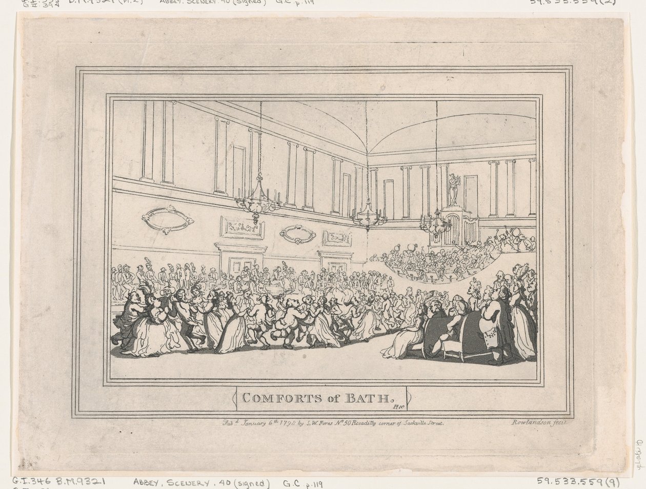Annehmlichkeiten von Bath, Platte 10 von Thomas Rowlandson