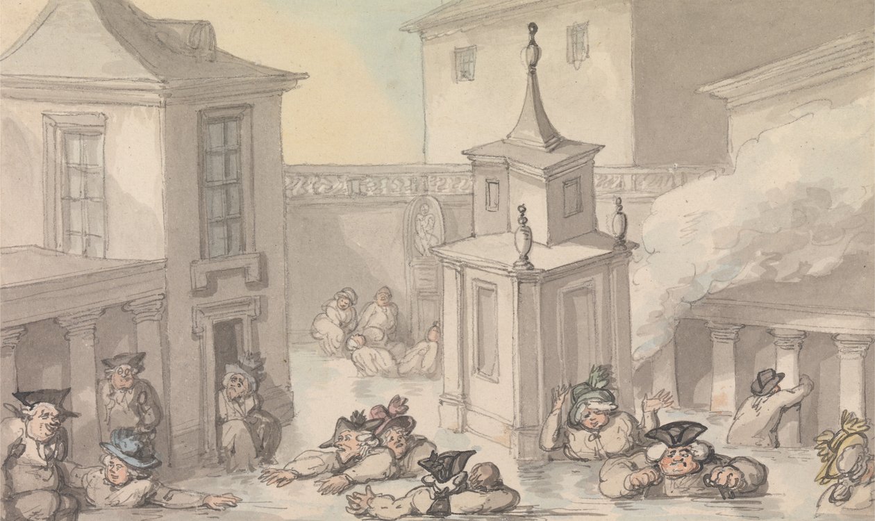 Annehmlichkeiten von Bath: Das Bad von Thomas Rowlandson