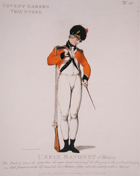 Covent Garden Freiwilliger, Tafel 23 aus 