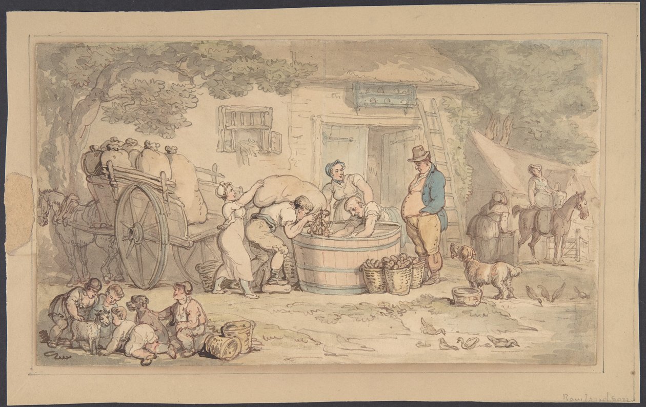 Bauernszene von Thomas Rowlandson