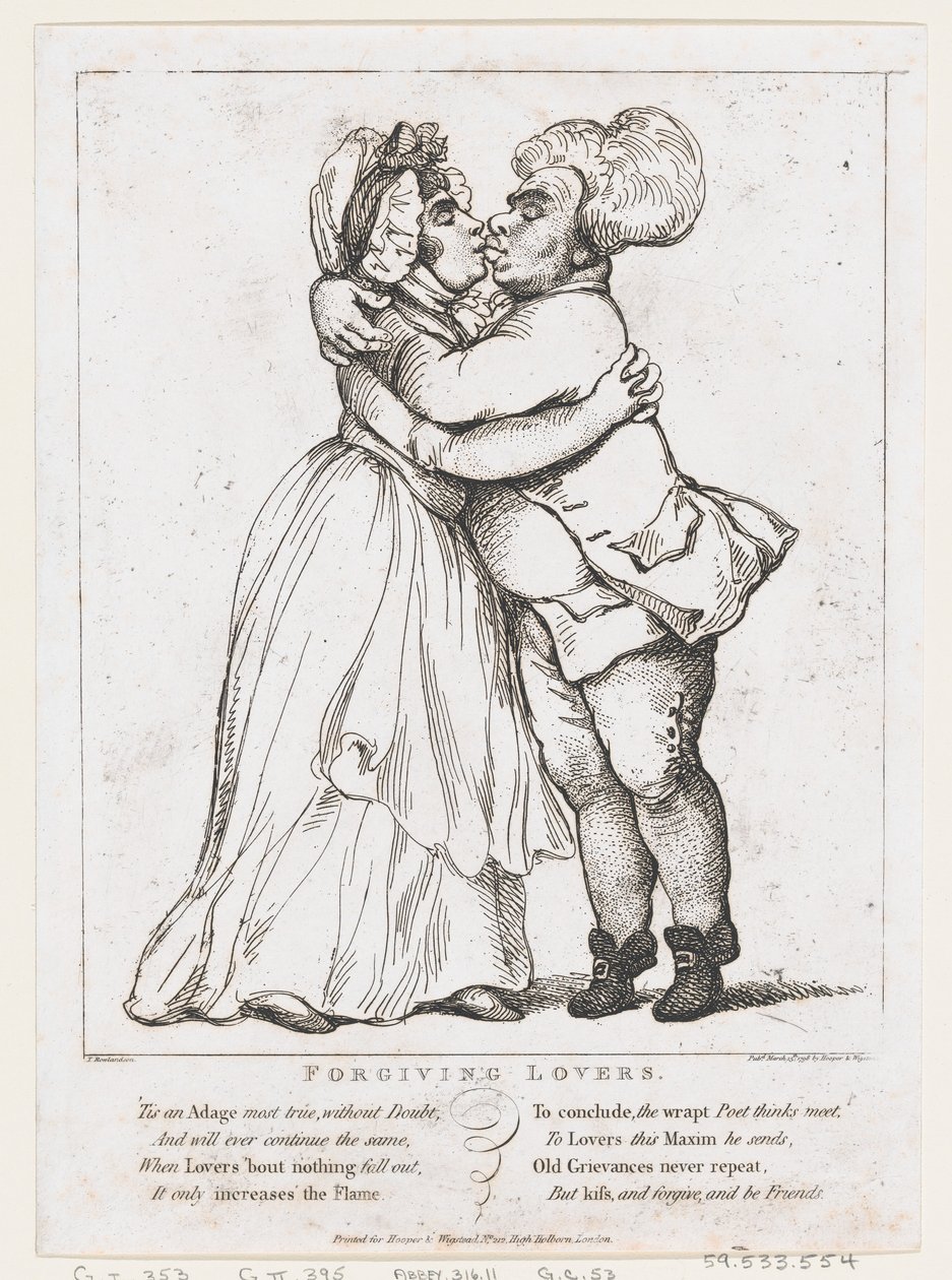Vergebende Liebende von Thomas Rowlandson