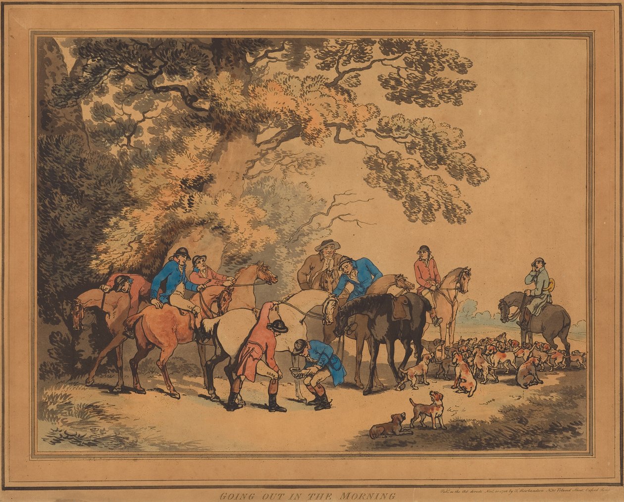 Morgens ausgehen von Thomas Rowlandson