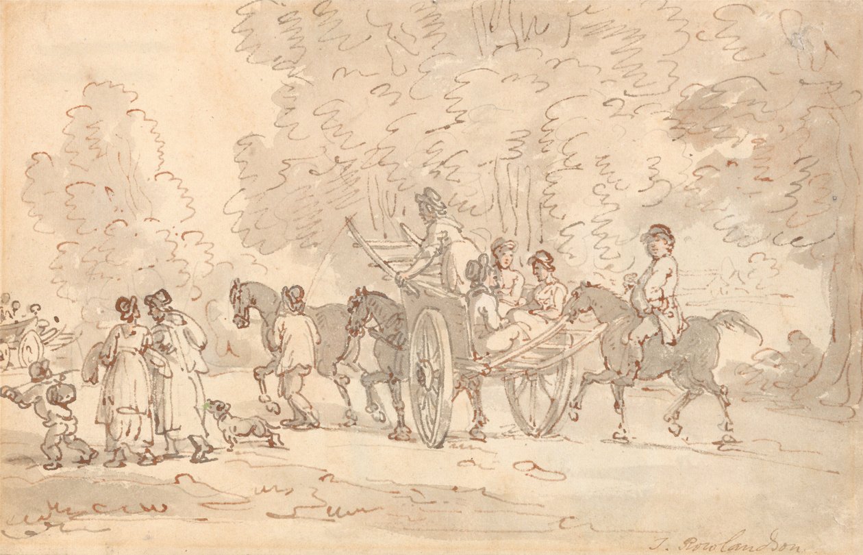 Zum Markt gehen von Thomas Rowlandson