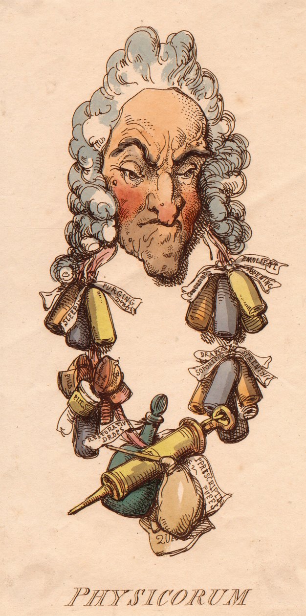 Köpfe: Physicorum von Thomas Rowlandson