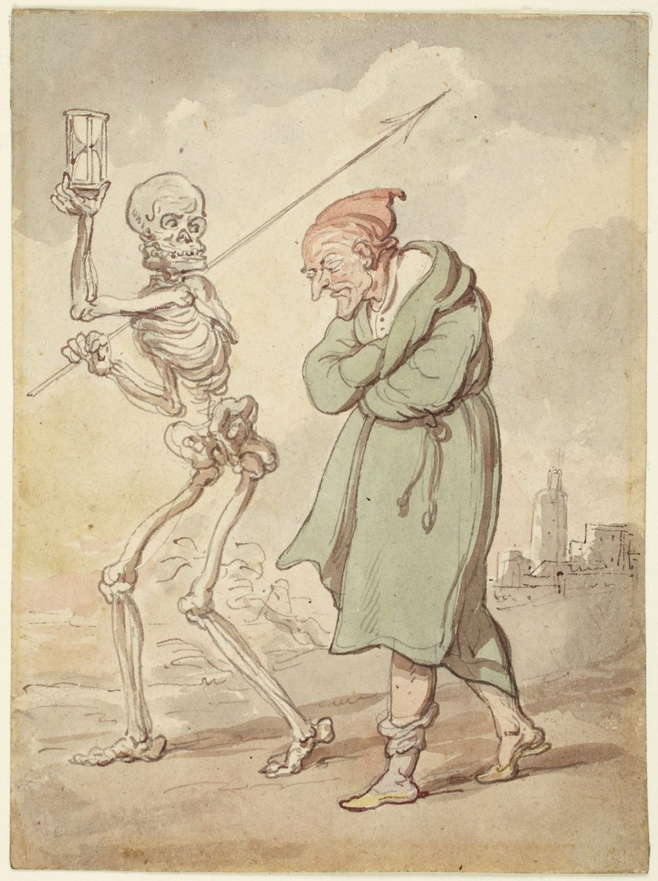 Illustration für Der Totentanz von Thomas Rowlandson